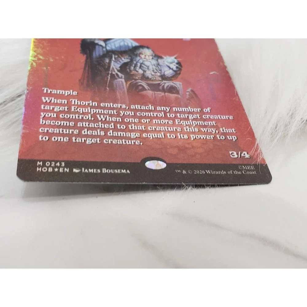 MTG Magic Thorin, Mountain-King HOB English Full Art Foil NM